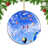 USA America Albuquerque Christmas Ornament