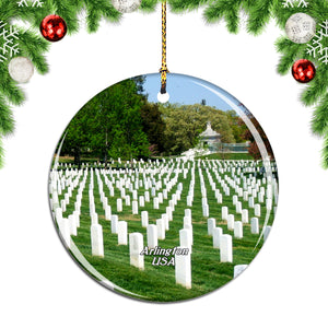 USA America Arlington National Cemetery Christmas Ornament