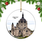 USA America Cathedral of Saint Paul Christmas Ornament