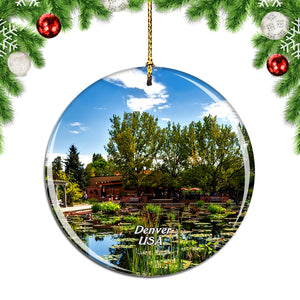 USA America Denver Botanic Gardens Christmas Ornament