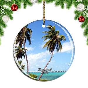 USA America Dry Tortugas National Park Key West Christmas Ornament