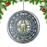 USA America Freedom Trail Boston Christmas Ornament