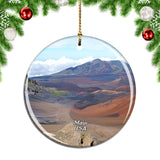 USA America Haleakala National Park Maui Hawaii .png Christmas Ornament