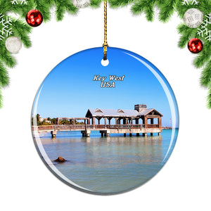 USA America Key West Christmas Ornament