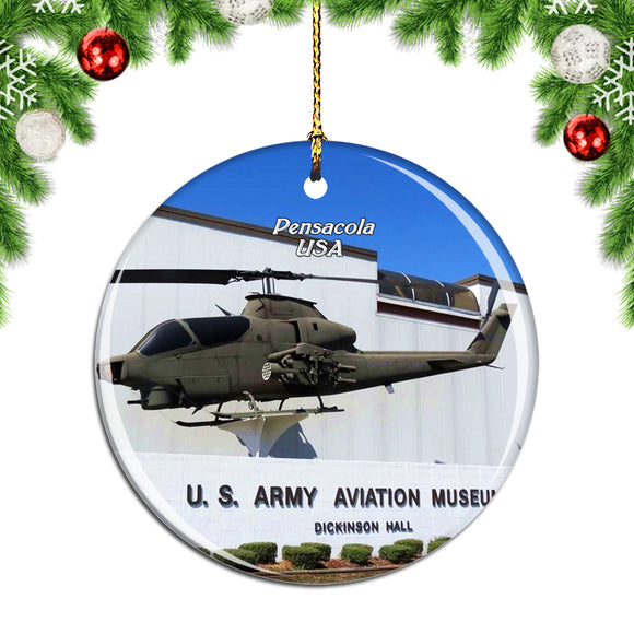 USA America National Naval Aviation Museum Pensacola Christmas Ornament