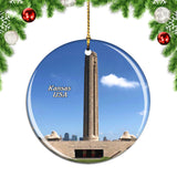 USA America National WWI Museum and Memorial Kansas Christmas Ornament