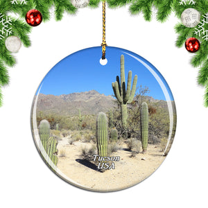 USA America Sabino Canyon Tucson Christmas Ornament