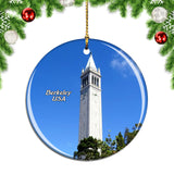 USA America Sather Tower Berkeley Christmas Ornament