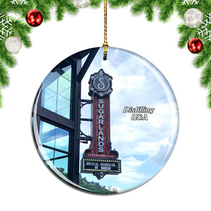 USA America Sugarlands Distilling Company Christmas Ornament