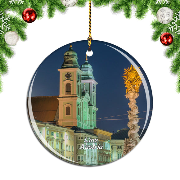 Austria Hauptplatz Linz Christmas Ornament