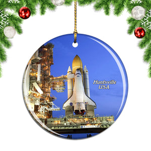 USA America U.S. Space and Rocket Center Huntsville Christmas Ornament