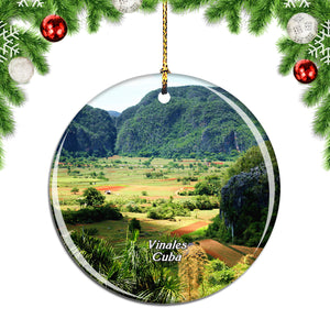 Valley Vinales Cuba Christmas Ornament