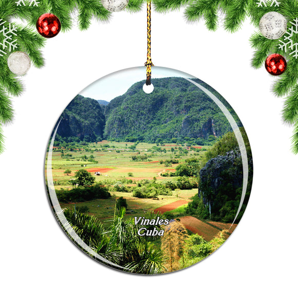 Valley Vinales Cuba Christmas Ornament