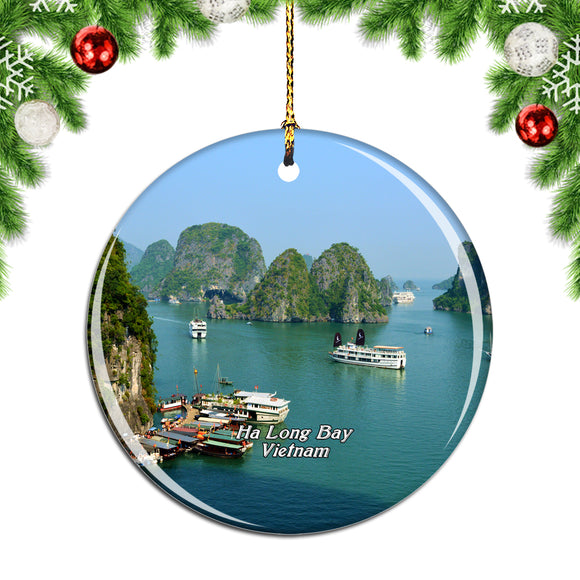 Vietnam Ha Long Bay Christmas Ornament