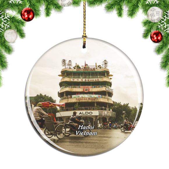 Vietnam Hanoi Christmas Ornament