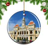 Vietnam Ho Chi Minh City Hall Christmas Ornament