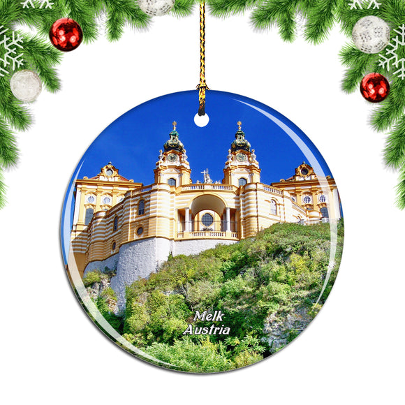 Austria Melk Abbey Christmas Ornament