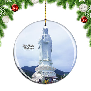 Vietnam Lady Buddha Da Nang Christmas Ornament