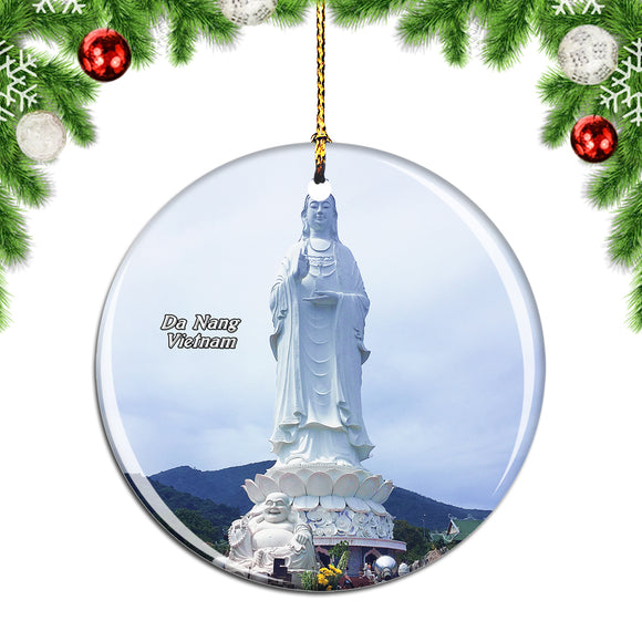 Vietnam Lady Buddha Da Nang Christmas Ornament