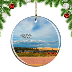 Vietnam Mui Ne Fishing Village Phan Thiet Christmas Ornament