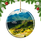 Vietnam Muong Hoa Valley Sapa Christmas Ornament