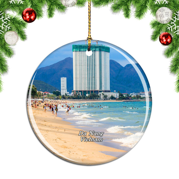 Vietnam My Khe Beach Da Nang Christmas Ornament