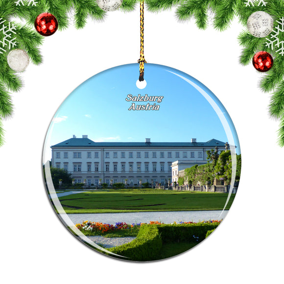 Austria Mirabell Palace and Gardens Salzburg Christmas Ornament