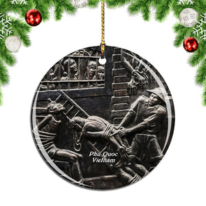 Vietnam Phu Quoc Prison Christmas Ornament