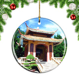 Vietnam Thien Mu Pagoda Hue Christmas Ornament