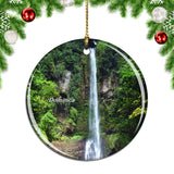 Waterfall Dominica Christmas Ornament