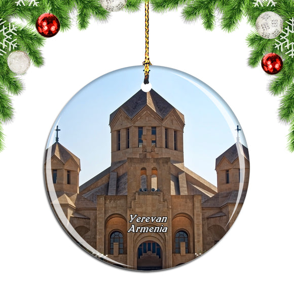 Yerevan Armenia Christmas Ornament