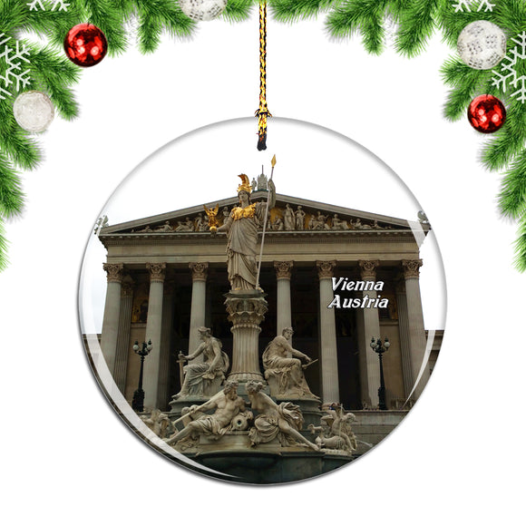 Austria Parlament Vienna Christmas Ornament