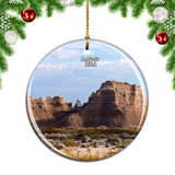 America USA Badlands National Park Lakota Christmas Ornament