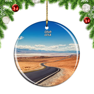 America USA Death Valley Utah Christmas Ornament