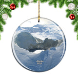 America USA Mount Chiginagak Alaska Christmas Ornament