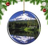 America USA Mount Hood Oregon Christmas Ornament