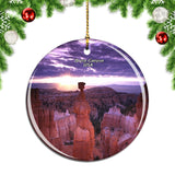 America USA Thor's Hammer Bryce Canyon Christmas Ornament