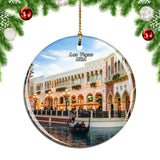 America USA Venetian Las Vegas Christmas Ornament