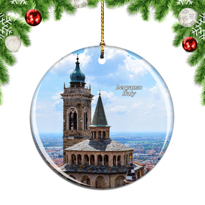 Bergamo Italy Christmas Ornament