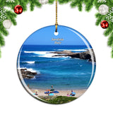 Cala Mariolu Sardinia Italy Christmas Ornament