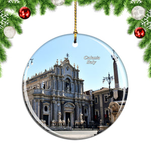 Catania Cathedral Italy Christmas Ornament