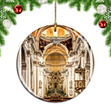 Cathedral Sicily Italy Christmas Ornament