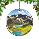 Ceresole Lake Alps Italy Christmas Ornament