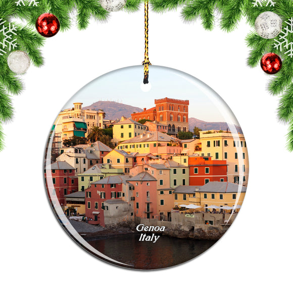 Genoa Italy Christmas Ornament