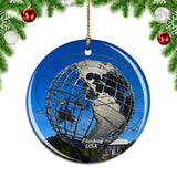 Globe Flushing Christmas Ornament