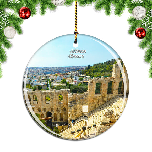 Greece Acropolis Museum Athens Christmas Ornament