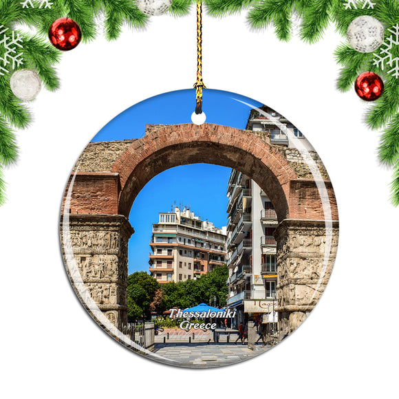 Greece Arch of Galerius Thessaloniki Christmas Ornament