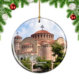 Greece Church Thessaloniki Christmas Ornament