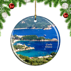 Greece Corfu Island (2) Christmas Ornament