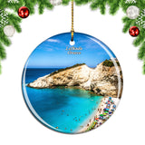 Greece Lefkada Christmas Ornament